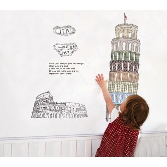 The Leaning Tower of Pisa Wall Sticker